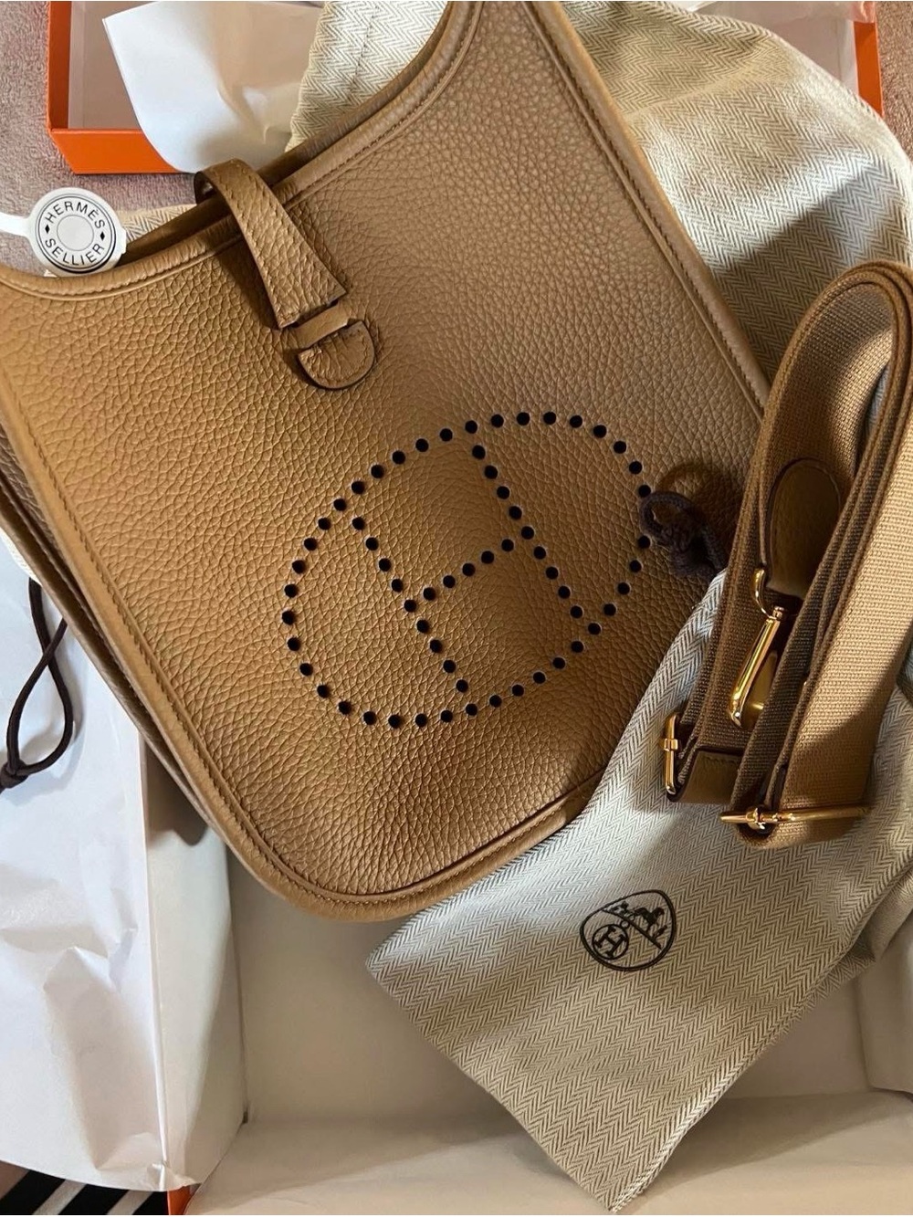 NWT Hermes Evelyne 23